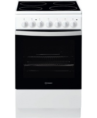 INDESIT | Cooker | IS5V4PHW/E | Hob type Vitroceramic | Oven type Electric | White | Width 50 cm | Grilling | Depth 60 cm | 61 L