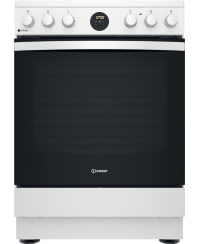 INDESIT | Cooker | IS67V8CHW/E | Hob type Vitroceramic | Oven type Electric | White | Width 60 cm | Grilling | Depth 60 cm | 69 