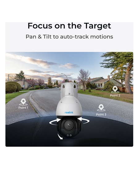 Reolink | Smart 4K PoE Security Camera with 16X Optical Zoom | P850 | PTZ | 8 MP | 5.3-86mm/Max F1.6 | Power over Ethernet (PoE)