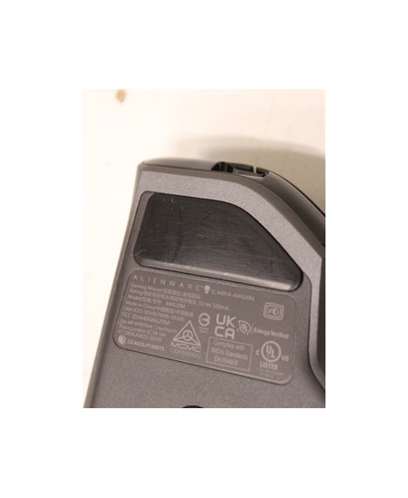 SALE OUT. Dell Alienware Wireless Gaming Mouse - AW620M (Dark Side of the Moon) | Dell | Gaming Mouse | AW620M | Wired/Wireless 