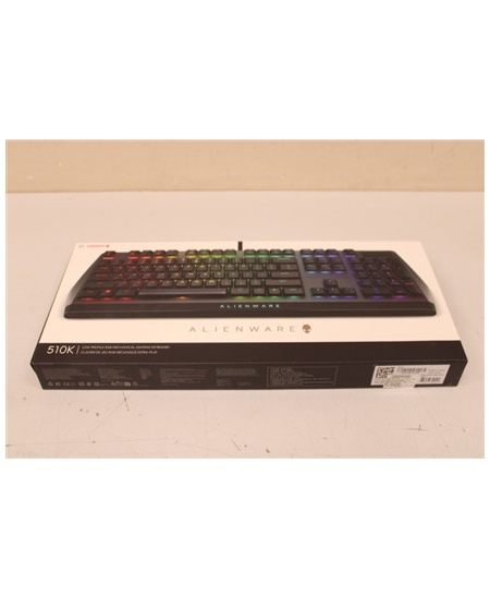 SALE OUT. Dell Alienware 510K Low-profile RGB Mechanical Gaming Keyboard - AW510K (Dark) | Dell | Alienware Gaming Keyboard | AW