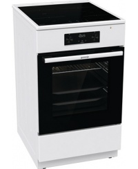 Gorenje | Cooker | GEIT5C60WPG | Hob type Induction | Oven type Electric | White | Width 50 cm | Grilling | Depth 59.4 cm | 70 L