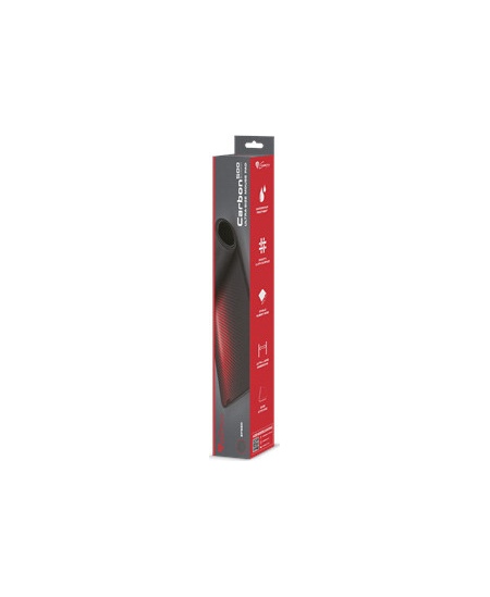 Genesis Carbon 500 Ultra Blaze Mouse pad, 450 x 1100 x 2.5 mm, Red/Black