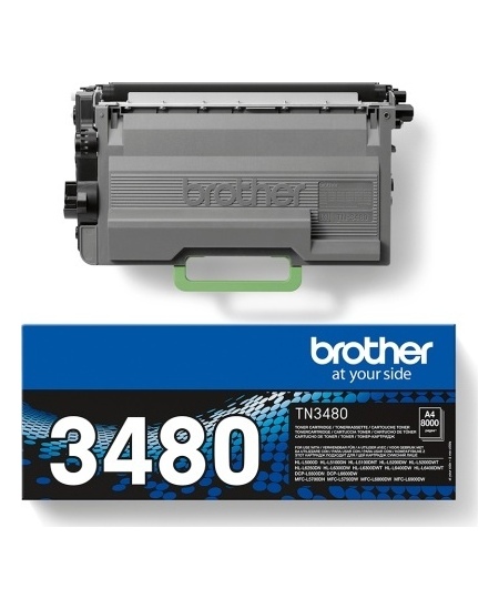 Brother TN-3480 (TN3480) Lazerinė kasetė, Juoda