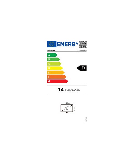 Samsung | Flat Monitor | LF24T450GYUXEN | 24 " | IPS | FHD | 16:10 | 75 Hz | 5 ms | 1920 x 1200 | 250 cd/m² | HDMI ports q