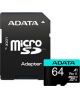 ADATA | Premier Pro UHS-I U3 V30S | 64 GB | MicroSDXC | Flash memory class 10 | Adapter