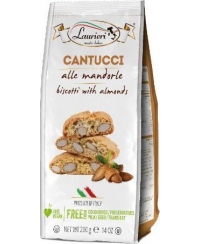 Itališki sausainiai LAURIERI Cantucci, su migdolais, 200 g