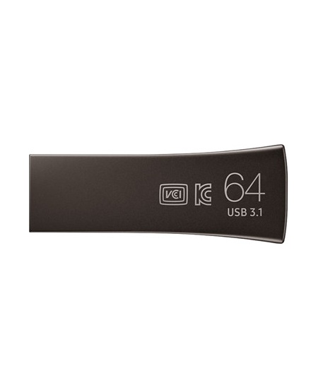 Samsung | BAR Plus | MUF-64BE4/APC | 64 GB | USB 3.1 | Grey