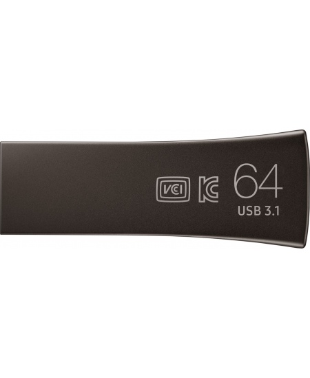 Samsung | BAR Plus | MUF-64BE4/APC | 64 GB | USB 3.1 | Grey