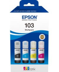 Epson 103 EcoTank (C13T00S64A) kasetė rašaliniams spausdintuvams, CMYK, Komplektas 4 spalvų