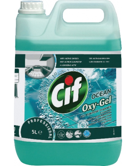 Universali valymo priemonė Cif Professional Oxygel Ocean, 5L