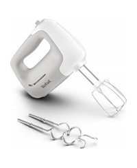 TEFAL | Hand Mixer | HT450B38 | Hand Mixer | 450 W | Number of speeds 5 | Turbo mode | White