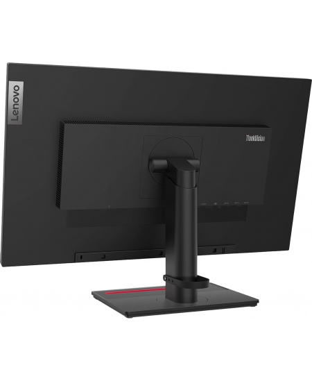 Lenovo ThinkVision T27q-20 27 ", IPS, 2560 x 1440 pixels, 4 ms, 350 cd/m², 1 x HDMI 1.4, 1 x DP 1.2, 4 x USB 3.1 Gen1, 1 x