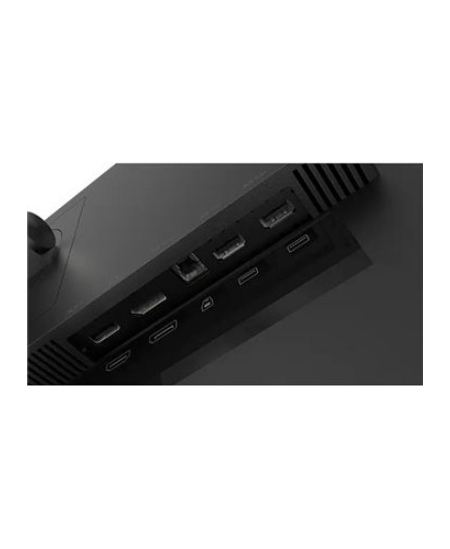 Lenovo ThinkVision T27q-20 27 ", IPS, 2560 x 1440 pixels, 4 ms, 350 cd/m², 1 x HDMI 1.4, 1 x DP 1.2, 4 x USB 3.1 Gen1, 1 x