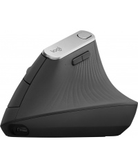 Logitech | Ergonomic Mouse | MX VERTICAL | Wireless | USB, Bluetooth | Graphite