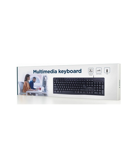 Klaviatūra Gembird KB-UM-107, laidinė, EN