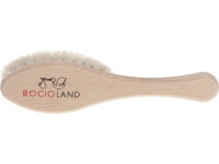 Bocioland medinis, natūralių, minkštų plaukų šepetys, BOC0533
