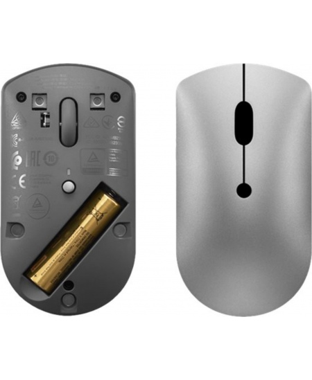 Lenovo | Silent Mouse | 600 | Optical Mouse | Dual-host Bluetooth 5.0 | Iron Grey | 1 year(s)