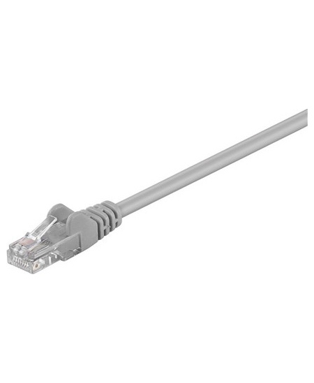 Goobay 68362 CAT 5e patch cable, U/UTP, grey, 20 m