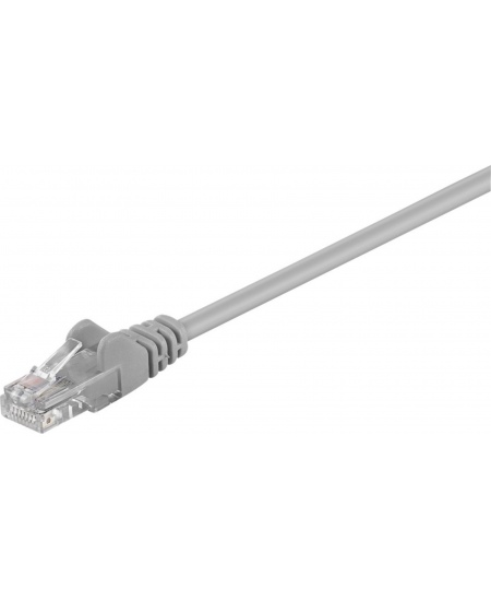 Goobay 68362 CAT 5e patch cable, U/UTP, grey, 20 m