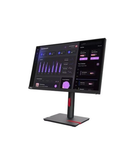 Lenovo ThinkVision T24i-30 23.8 ", IPS, FHD, 1920 x 1080, 16:9, 4 ms, 250 cd/m², Black, 60 Hz, HDMI ports quantity 1
