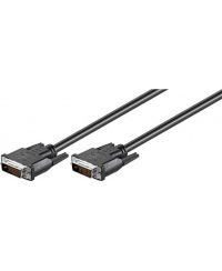 Goobay | Black | DVI-D male Dual-Link (24+1 pin) | DVI-D male Dual-Link (24+1 pin) | DVI to DVI | 1.8 m