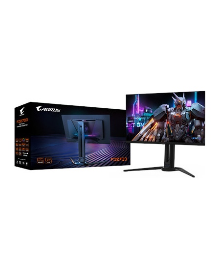 Gigabyte | Aorus Monitor | FO27Q3 EK1 | 27 " | OLED | QHD | 16:9 | 360 Hz | 0.03 ms | 2560 x 1440 pixels | 250 cd/m² | HDM