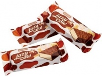 Vafliniai saldaniniai ROSHEN Lazy Cow, su pieniniu įdaru, 1 kg