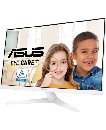 Asus VY279HE-W | 27 " | IPS | 16:9 | 75 Hz | 1 ms | 1920 x 1080 pixels | 250 cd/m² | HDMI ports quantity 1