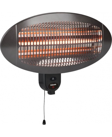 Tristar Heater KA-5286 Patio heater, 2000 W, Number of power levels 3, Suitable for rooms up to 20 m², Black, IPX4