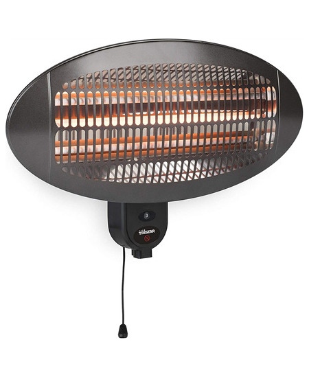 Tristar Heater KA-5286 Patio heater, 2000 W, Number of power levels 3, Suitable for rooms up to 20 m², Black, IPX4