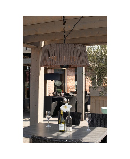 SUNRED | Heater | ARTIX M-HO BROWN, Corda Bright Hanging | Infrared | 1800 W | Brown | IP24