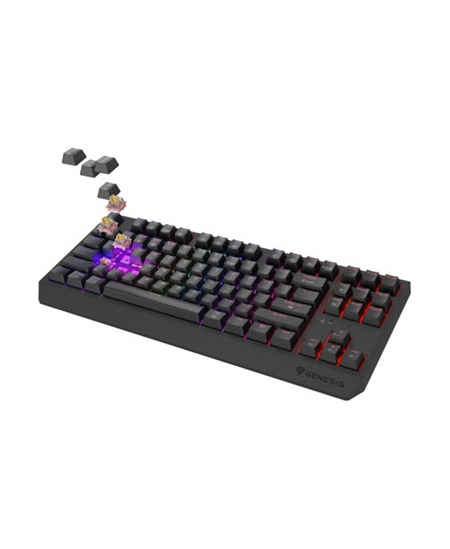 Genesis THOR 230 | Mechanical Gaming Keyboard | Wireless | US | Black | 2.4 GHz, Bluetooth, USB | Outemu Panda