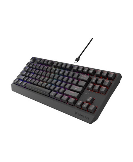 Genesis THOR 230 | Mechanical Gaming Keyboard | Wireless | US | Black | 2.4 GHz, Bluetooth, USB | Outemu Red