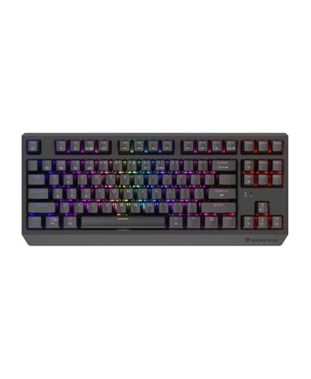 Genesis THOR 230 | Mechanical Gaming Keyboard | Wireless | US | Black | 2.4 GHz, Bluetooth, USB | Outemu Silent Lemon