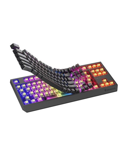 Genesis THOR 230 | Mechanical Gaming Keyboard | Wireless | US | Black | 2.4 GHz, Bluetooth, USB | Outemu Silent Lemon