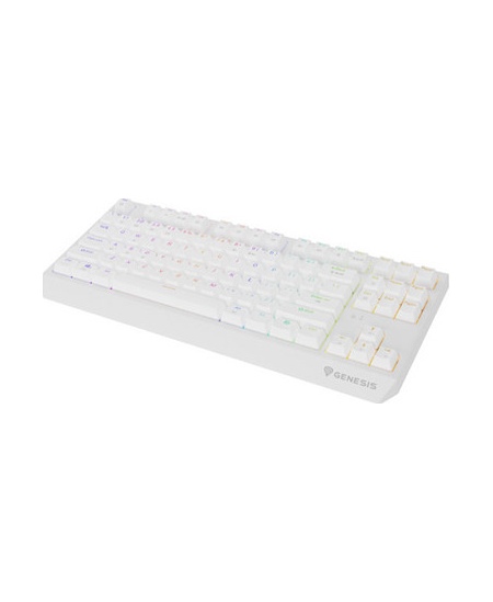 Genesis THOR 230 | Mechanical Gaming Keyboard | Wireless | US | White | 2.4 GHz, Bluetooth, USB | Outemu Red