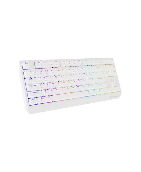 Genesis THOR 230 | Mechanical Gaming Keyboard | Wireless | US | White | 2.4 GHz, Bluetooth, USB | Outemu Red