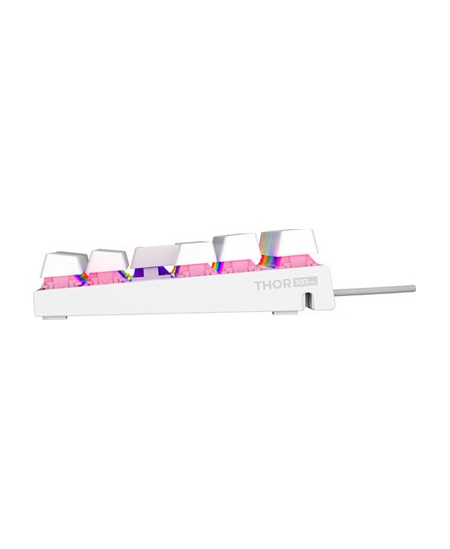Genesis THOR 303 | Mechanical Gaming Keyboard | Wired | US | White | USB Type-A | Outemu Peach Silent