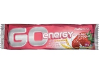 Energinis batonėlis BioTechUSA Go Energy Bar, jogurtinis, braškių skonio, 40 g