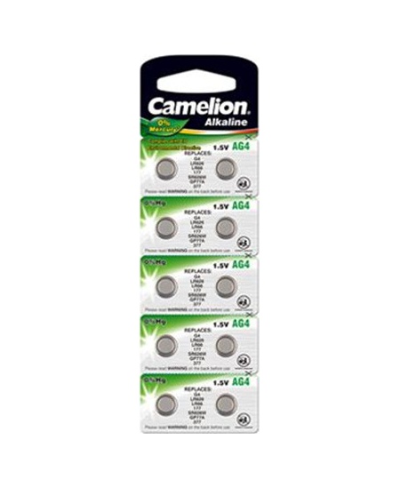 Camelion AG4/LR66/LR626/377, Alkaline Buttoncell, 10 pc(s)