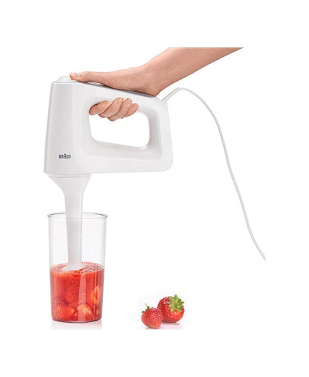 Braun | MultiMix 3 Hand Mixer | HM 3135 WH | Hand Mixer | 500 W | Number of speeds 5 | Turbo mode | White