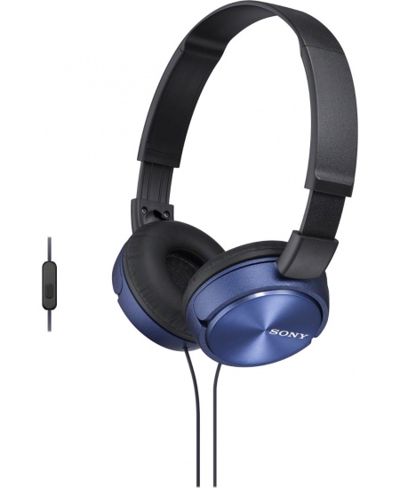 Sony Foldable Headphones MDR-ZX310 Headband/On-Ear, Blue