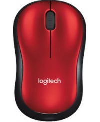 Logitech | Mouse | M185 | Wireless | Red