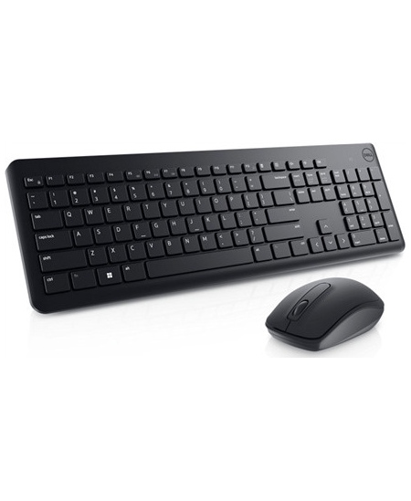 Dell | Keyboard and Mouse | KM3322W | Keyboard and Mouse Set | Wireless | Batteries included | LT | Black | Wireless connection