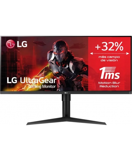 LG | Curved UltraWide Monitor | 34WP65CP-B | 34 " | VA | QHD | 21:9 | 160 Hz | 5 ms | 3440 x 1440 | 300 cd/m² | HDMI ports