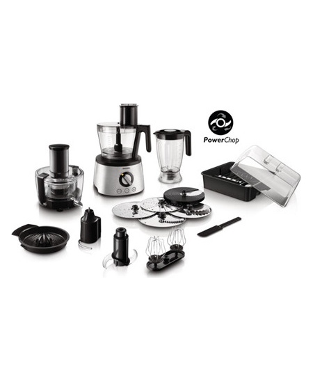 Philips | Avance Collection | Food processor HR7778/00 | 1300 W | Number of speeds 12 | Bowl capacity 3.4 L | Stainless steel