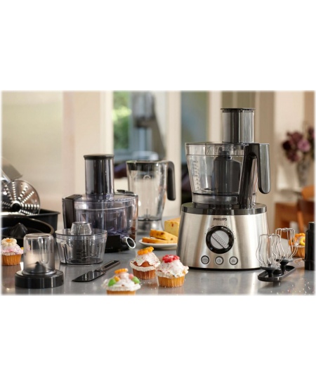 Philips | Avance Collection | Food processor HR7778/00 | 1300 W | Number of speeds 12 | Bowl capacity 3.4 L | Stainless steel