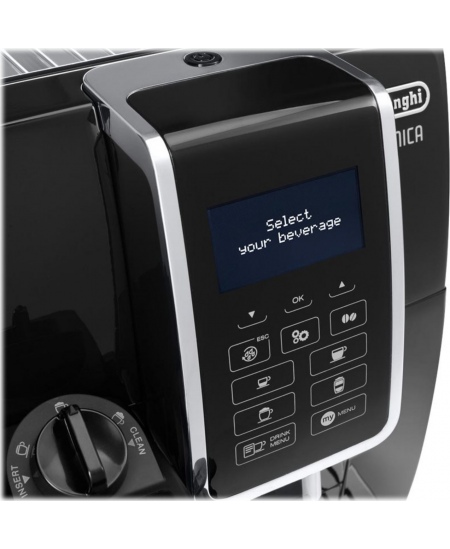 Delonghi | Coffee Maker | Dinamica ECAM 350.55 B | Pump pressure 15 bar | Built-in milk frother | Automatic | 1450 W | Black