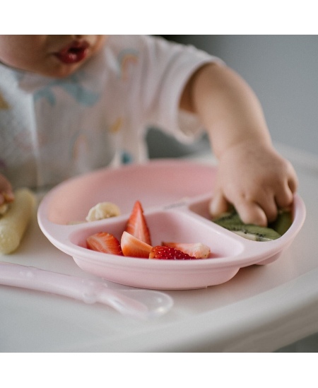 Babyono lėkštutė silikoninė neslystanti rožinė 1482/02